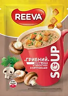 Крем-суп грибной с крутонами 15,5 г Reeva (28шт)