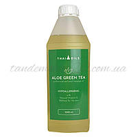 Масло для массажа для всех типов кожи увлажняющее Thai Oils Aloe green tea 1000 ml Массажное масло для тела