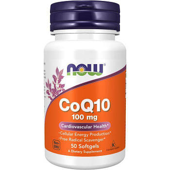 NOW CoQ10 100 мг - 50 softgels