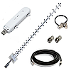 Портативний USB WiFi модем Роутер 3G/4G ZTE MF79U + антена 4G 1700-2700 МГц, 21 Дб + кабель+перехідник, фото 2