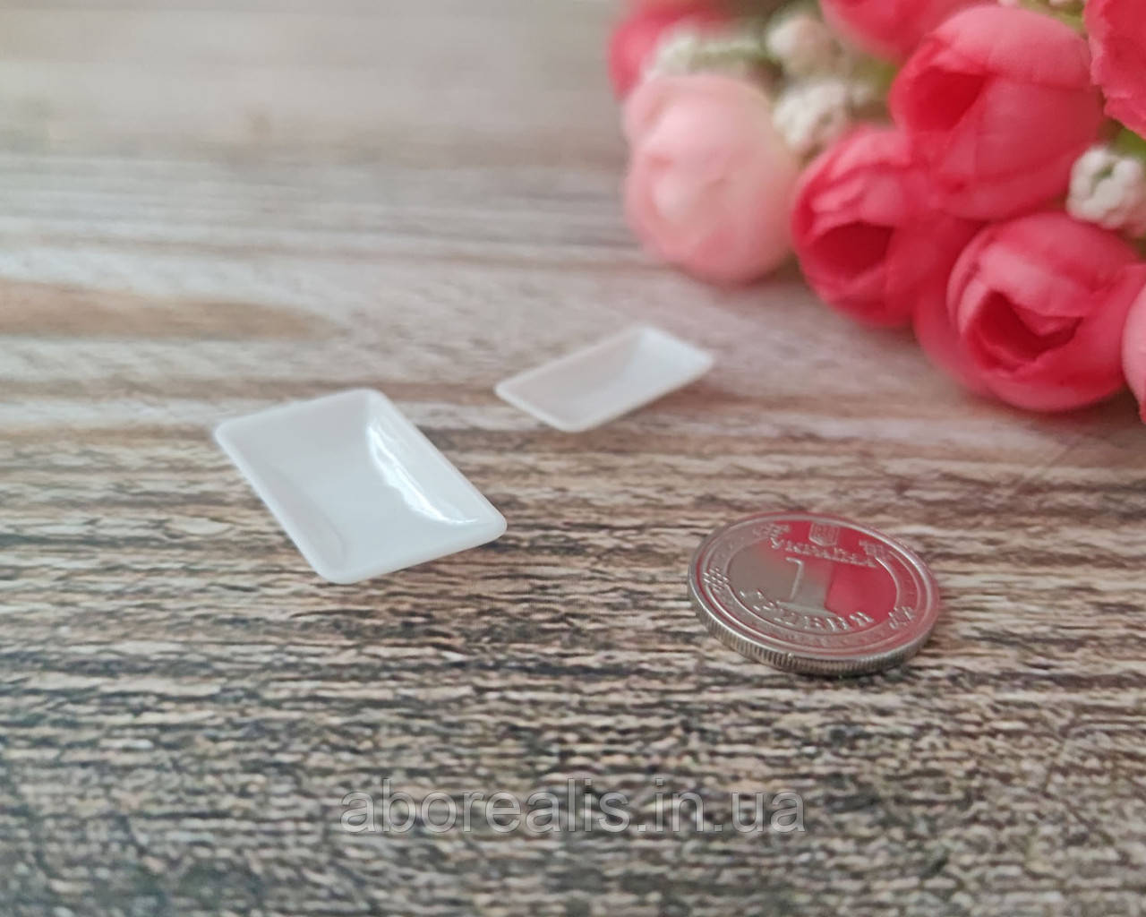 Мініатюра лялькова 1:12 тарілка. 2 шт, фото 1