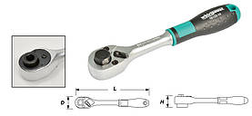 Whirlpower Трещітка 1/4" для бит 145мм 36 зубців