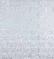 3D панель для стен белый кирпич ( Os-BG01-3 ) самоклеющаяся 3D панель
