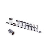 Набір головок 1/2" DR зовнішній TORX Е10-Е24, 9-предм.блістер HANS (46410-9C)