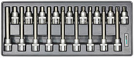 Whirlpower Набір головок зі вставкою Hex 1/2" Н5-Н19 18од ложемент