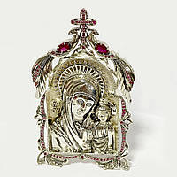 Икона настольная серебро 925 Казанская БМ БР-1006781