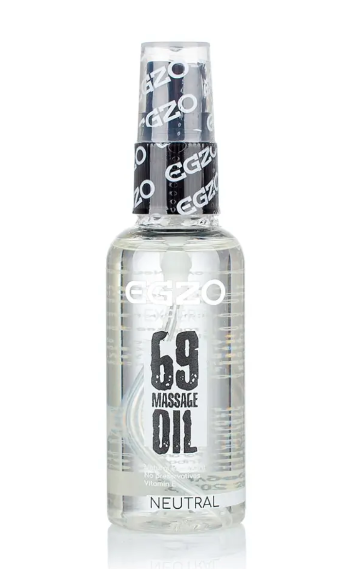 Органічне масажне масло EGZO Expert - Neutral, з вітаміном Е, 50 мл