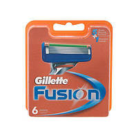 Сменные кассеты для бритья Gillette Fusion 6шт (7702018918102)