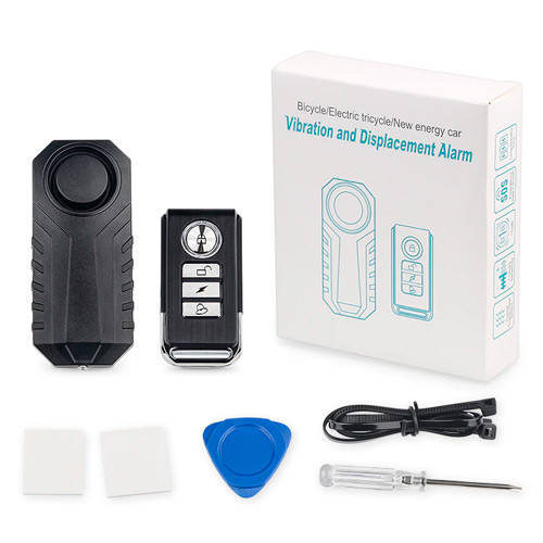 Сигнализация велосипедная с датчиком вибрации и пультом ДУ, IP55 ...