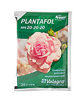 Добриво Plantafol plus NPK 20.20.20 25 г Valagro Плантафол