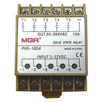 5-канальное твердотельное реле SSR PN5-10DA 10А DC-AC