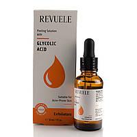 Пилинг для лица с гликолевой кислотой, Peeling with Glycolic Acid, Revuele, 30 ml