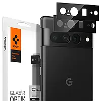 Захисне скло Spigen для камери Google Pixel 7 Pro - Optik Camera Lens (2шт), Black (AGL05470)