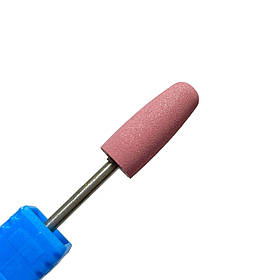 Фреза для манікюру Рожевий закруглений конус великий