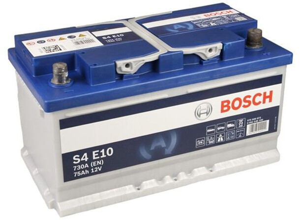 Автомобільний акумулятор Bosch S4 EFB Asia 75Ah R+ 730EN (S4E10) (092 S4E 100). Автомобільний (БОШ)