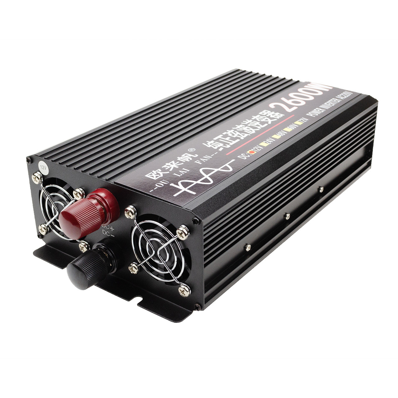 Инвертор 12 220 V, преобразователь 12 220 V 2600/1300w чистая синусоида ...