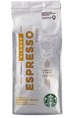 Кофе в зернах Starbucks BLONDE ESPRESSO ROAST, 250г