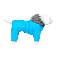 Комбинезон для собак AiryVest ONE Collar - M 45, голубой, утепленный