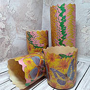 Форми для випікання паперові 70*85 Метелики, фото 3