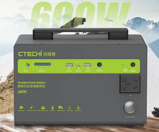 Зарядна станція CTECHi STB600 (GT600) 600W 460Wh (LiFePO4) 144000mAч