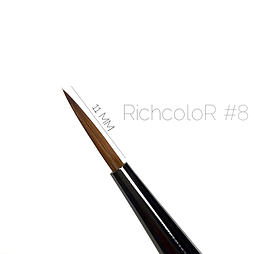 Пензлик для дизайну Richcolor №8 11 мм