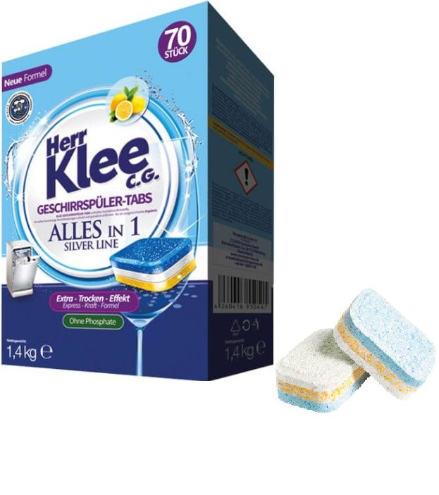 Таблетки для посудомийної машини Herr Klee поштучно (від 10 шт), фото 1