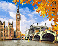 Картина по номерам Осенний Лондон, 40х50 (GX30285)