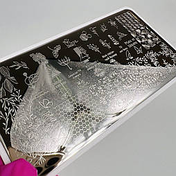 Пластина для стемпінгу RR-92 на пластиковій основі (Патріотична)