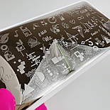 Пластина для стемпінгу RR-93 на пластиковій основі, фото 2