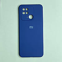 Silicone Case Soft-Touch for Xiaomi Redmi 10C Navy Blue