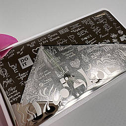 Пластина для стемпінгу RR-95 на пластиковій основі (Патріотична)