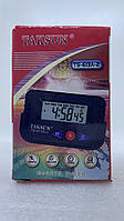 Автомобильные часы/дата/будильник/секундомер TAKSUN TS-613A-2 Чёрные