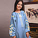 Вишита сукня Moderika Квіткова на блакитному льоні 116, фото 2