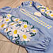 Вишита сукня Moderika Квіткова на блакитному льоні 116, фото 5