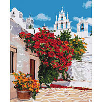 Картины по номерам "Цветущая Греция" 40*50 см КНО3577 Сложность 4*