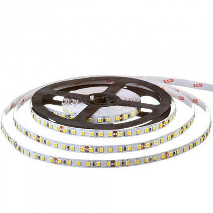 Світлодіодна стрічка SMD 2835/120 24V біла холодна (7000-8000K) IP20 Код.52398, фото 1