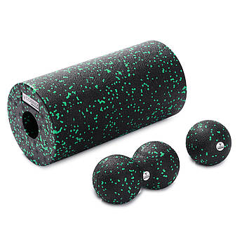 Масажний набір Cornix (Ball 8 см, Duoball 8 х 16 см і Foam Roller 30 х 15 см) XR-0079 .