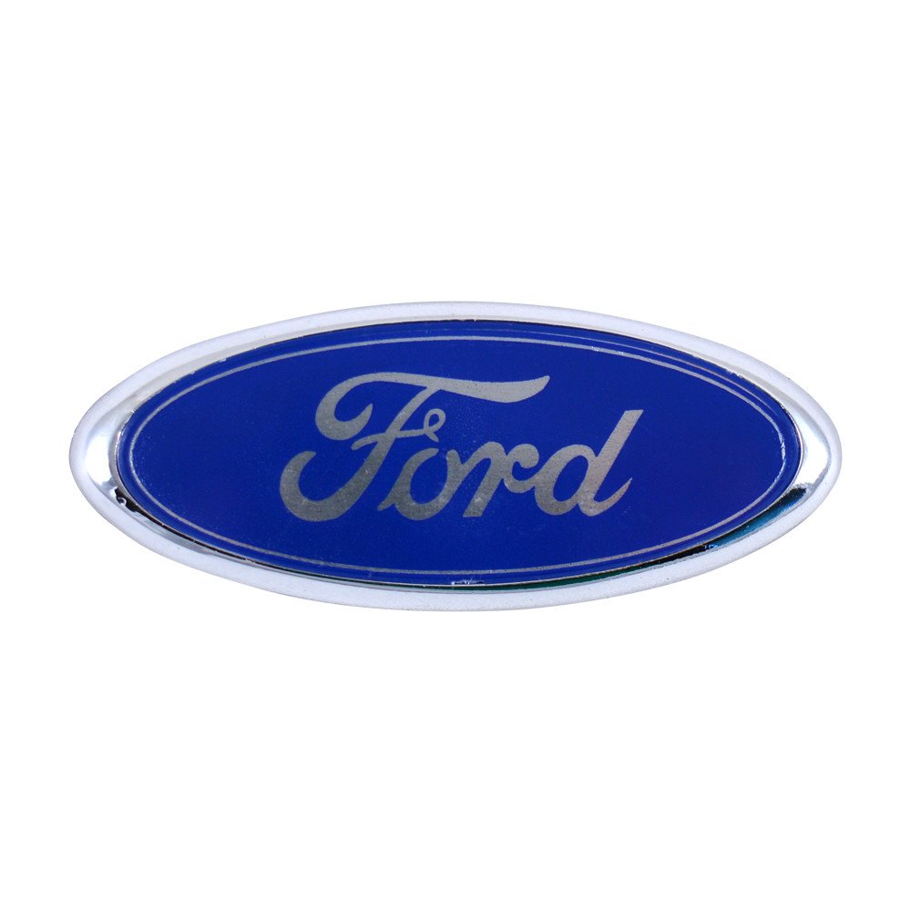 Эмблема "Ford" 90х35мм\пластик Малая\хром\скотч (Fiesta Старая) — в ...