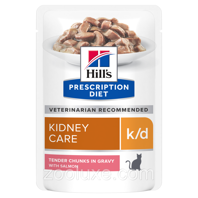 Hills Prescription Diet Kidney Care k/d Salmon 85 г корм для котів і котів (Хілс Хілс Hill's)