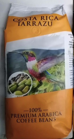 Кава в зернах Costa Rica Tarrazu, 1 кг.
