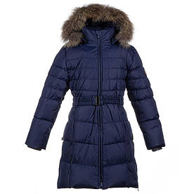 Пальто зимове жіноче Huppa Yasmine темно-синій 12020055-70086