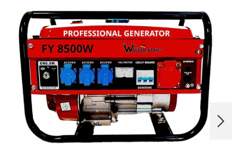 Генератор бензиновый 3квт Walter Stahl FY8500W 220V/380V ...