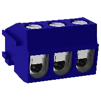 ETB1603 Клеммник 3 контакта, провод-плата, 300В 10А шаг 5,0мм