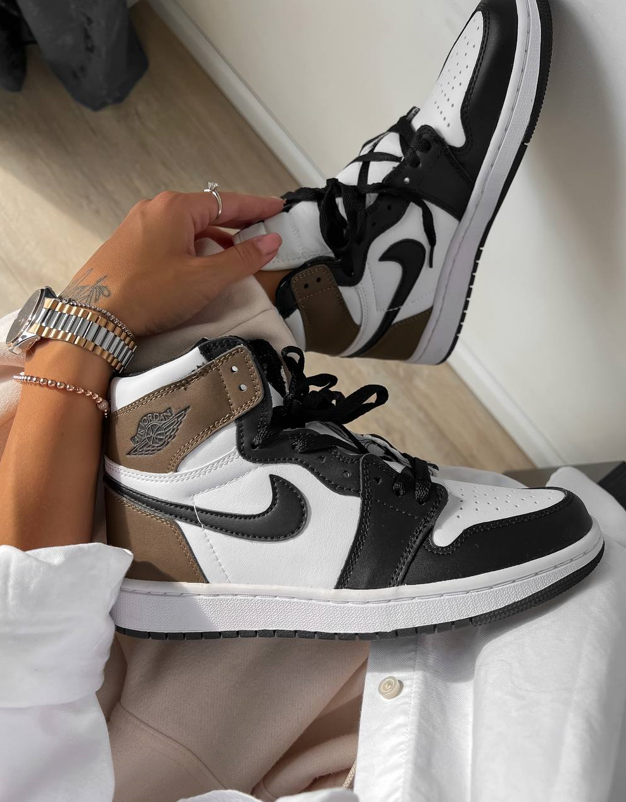 Кросівки Nike Air Jordan 1 Retro Dark Mocha Brown взуття Найк Джордан 1 Ретро коричневі високі шкіряні чоловічі жіночі підліткові