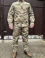 Армейская форма мультикам ВСУ 44-60р летняя мужская тактическая форма ЗСУ саржа костюм камуфляж военный