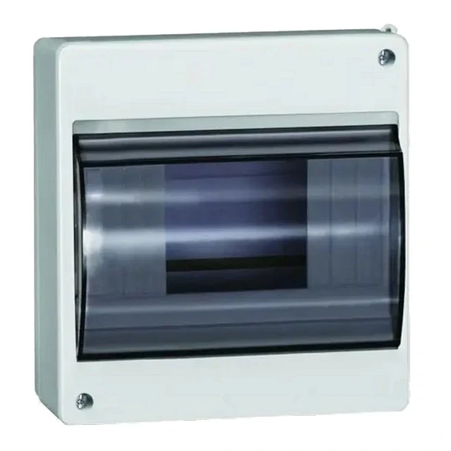 Пластиковий корпус зовнішньої установки 3-8 модуля з кришкою