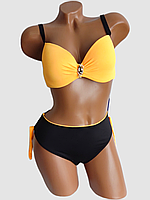 Женский купальник с мягкой чашкой Z.Five 5716-18 желтый на 46 48 50 52 54 укр размер