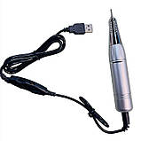 Витяжка BQ-858-3 Pro на акумуляторі, 80W + ручка-фрезер на USB, 45000 об/хв. + LED лампа, набір 4в1 №2, фото 5