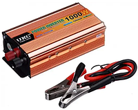 Преобразователь напряжения, 12V автомобильный инвертор 1000W UKC AC/DC SSK, Power Inverter