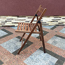Складаний темний стілець з дерева Арт.771т, фото 2